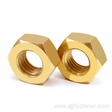 M10 brass hexagon nuts hex nuts